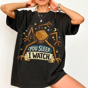 You Sleep I Watch Sci-Fi Reader T-Shirt, Space Book Graphic Tee